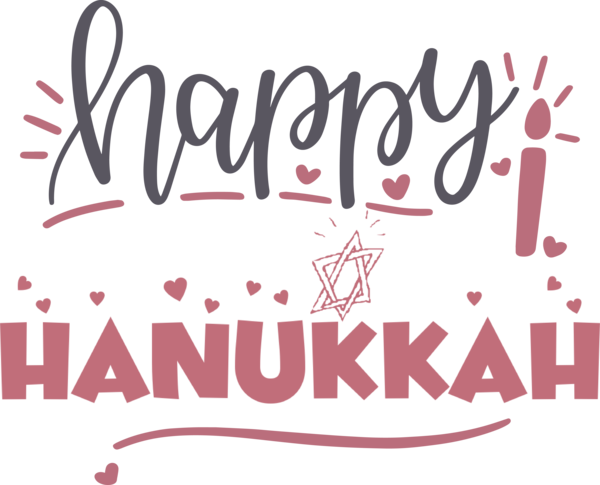 Transparent Hanukkah Design Nail art Manicure for Happy Hanukkah for Hanukkah