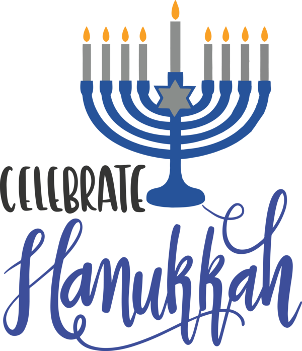 Transparent Hanukkah Hanukkah Candle Menorah for Happy Hanukkah for Hanukkah