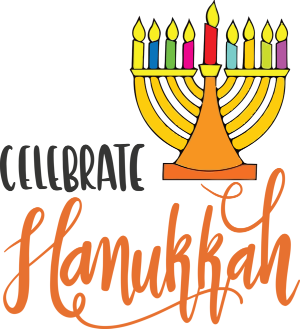 Transparent Hanukkah Cartoon Silhouette Painting for Happy Hanukkah for Hanukkah