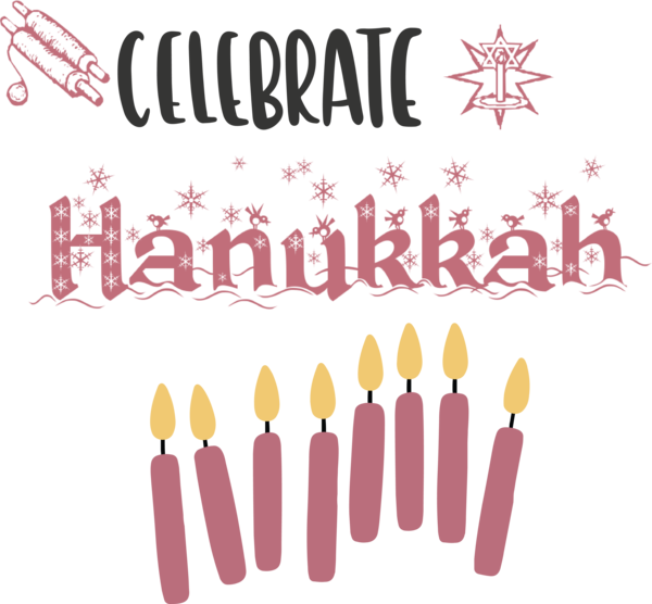 Transparent Hanukkah Meter Line Geometry for Happy Hanukkah for Hanukkah