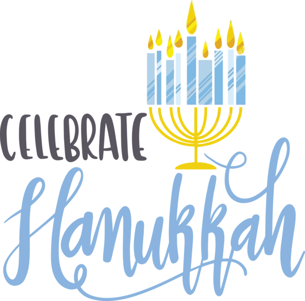 Transparent Hanukkah Silhouette Cartoon Logo for Happy Hanukkah for Hanukkah