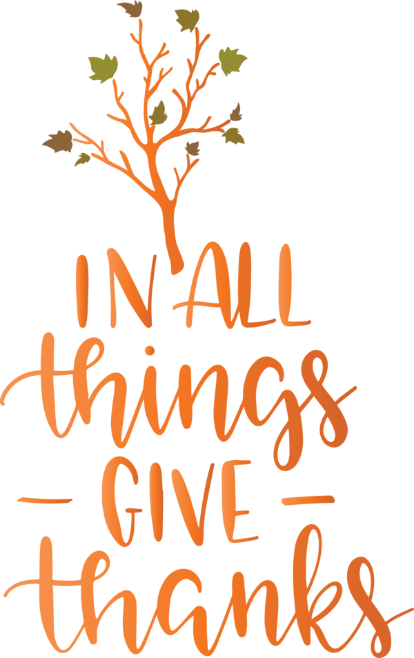 Transparent Thanksgiving Black Design Content for Give Thanks for Thanksgiving