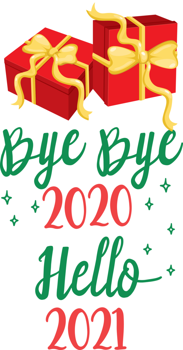 Transparent New Year Meter Line Design for Happy New Year 2021 for New Year