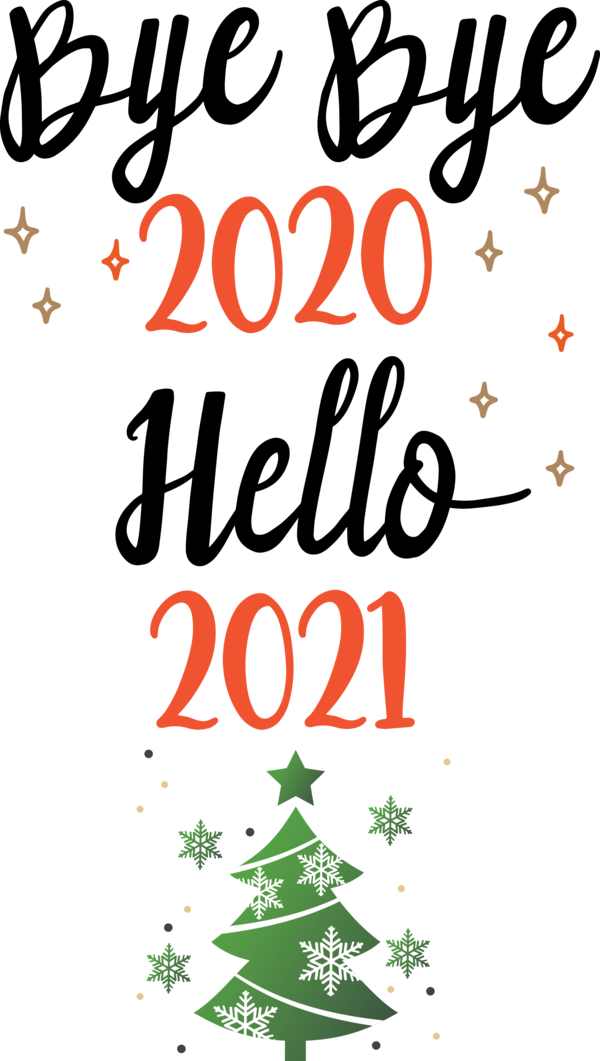 Transparent New Year Design Meter Line for Happy New Year 2021 for New Year