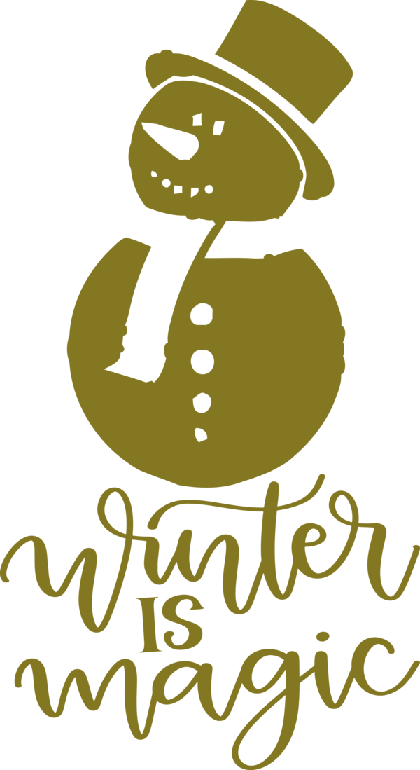 Transparent Christmas Line art Logo Design for Hello Winter for Christmas