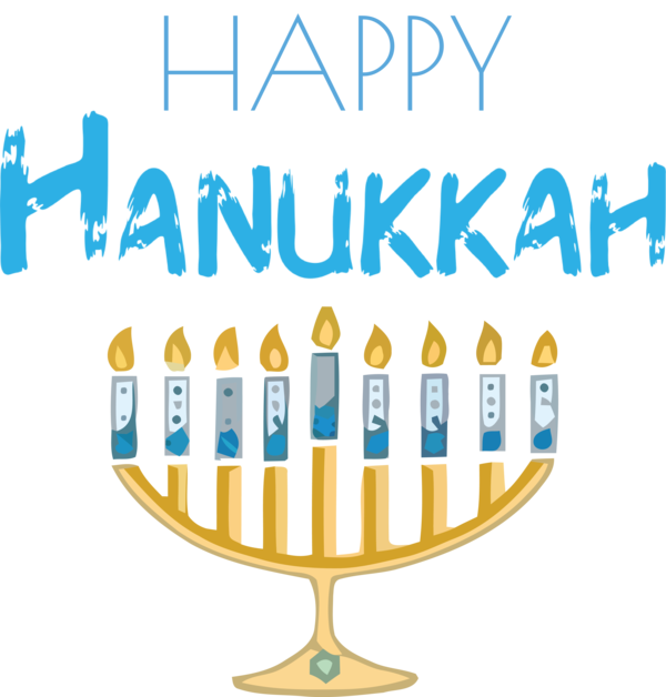 Transparent Hanukkah Candle holder Candle Candlestick for Happy Hanukkah for Hanukkah