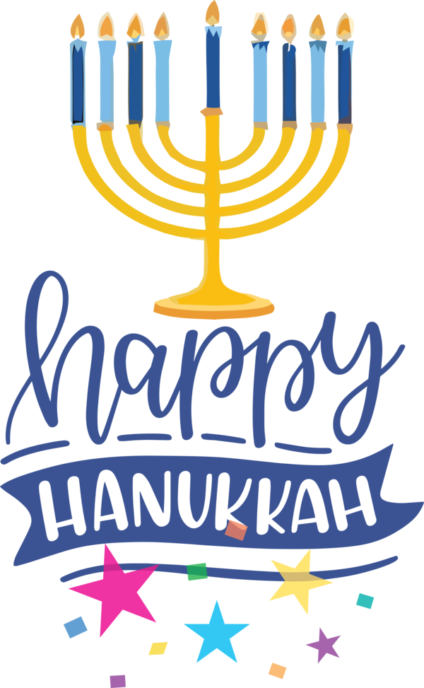 Transparent Hanukkah Logo Candle holder Hanukkah for Happy Hanukkah for Hanukkah