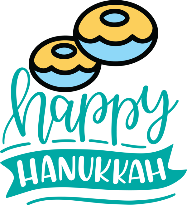 Transparent Hanukkah Logo Facial expression Design for Happy Hanukkah for Hanukkah