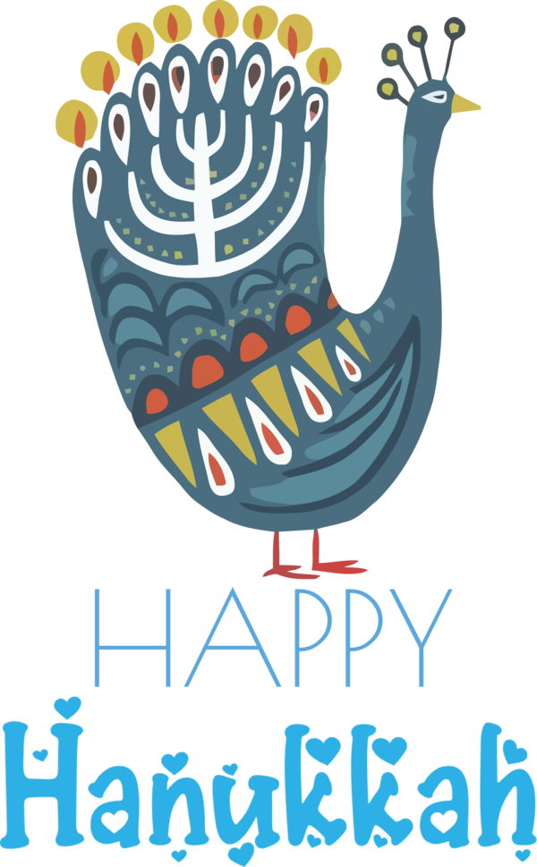 Transparent Hanukkah Design Greeting card Paper for Happy Hanukkah for Hanukkah