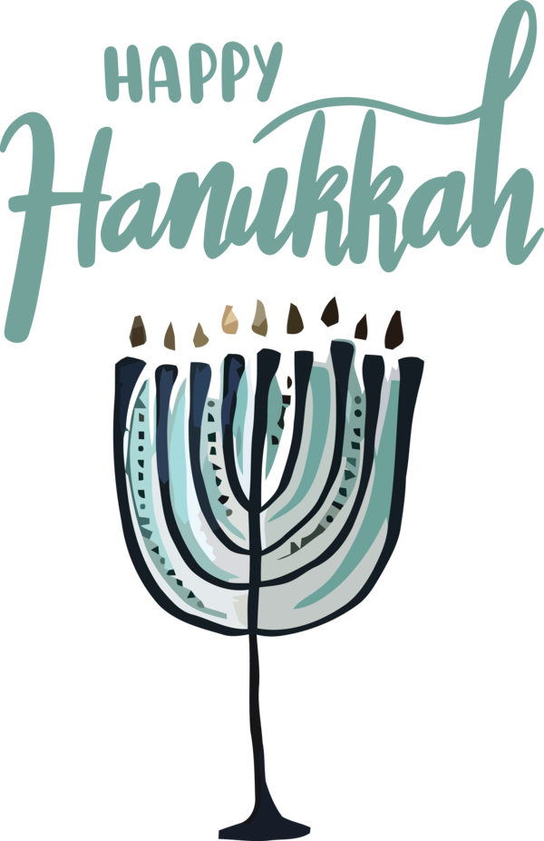 Transparent Hanukkah Menorah Hanukkah Logo for Happy Hanukkah for Hanukkah