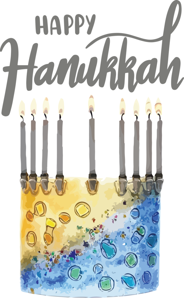Transparent Hanukkah Menorah Jewish ceremonial art Hanukkah for Happy Hanukkah for Hanukkah