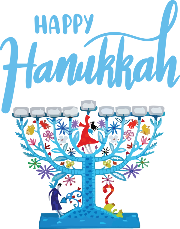 Transparent Hanukkah Design Hanukkah Menorah for Happy Hanukkah for Hanukkah
