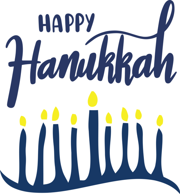 Transparent Hanukkah Logo Meter Yellow for Happy Hanukkah for Hanukkah