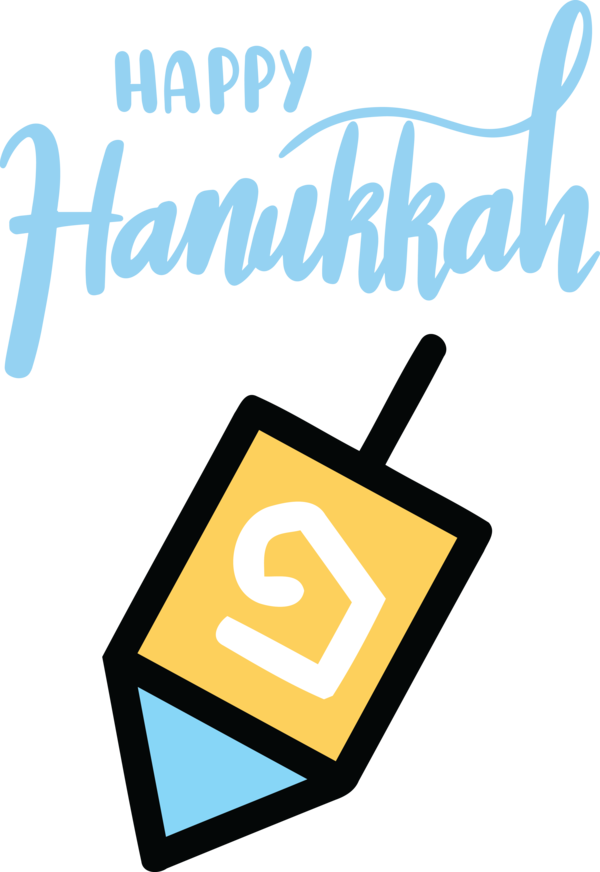 Transparent Hanukkah Logo Yellow Meter for Happy Hanukkah for Hanukkah