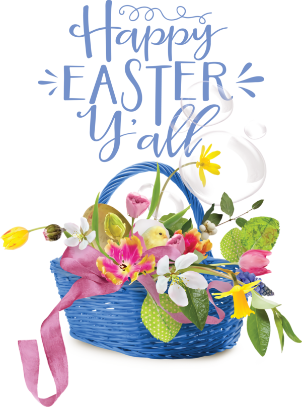 Transparent Easter Easter Bunny Easter egg Easter basket for Easter Day for Easter