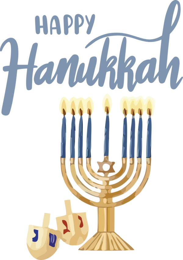 Transparent Hanukkah Hanukkah Candle holder Candle for Happy Hanukkah for Hanukkah
