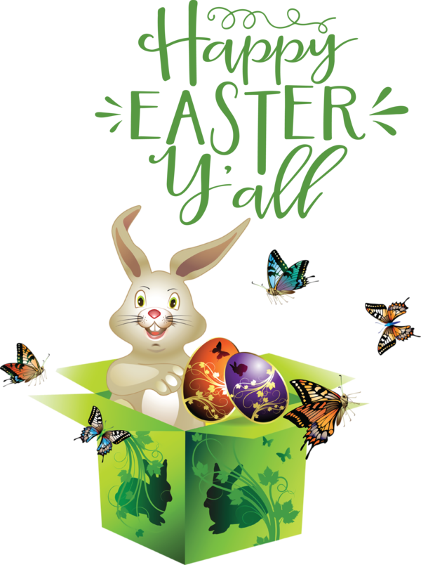 Transparent Easter Easter Bunny Easter postcard Easter egg for Easter Day for Easter