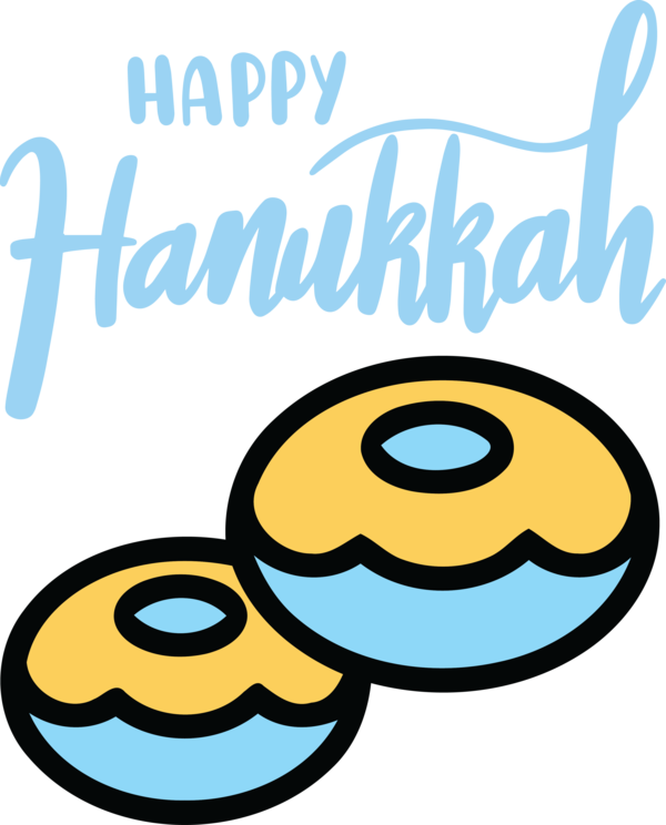 Transparent Hanukkah Meter Yellow Line for Happy Hanukkah for Hanukkah