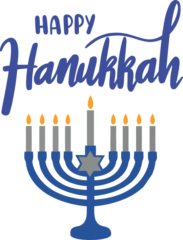 Transparent Hanukkah Hanukkah Candle holder Meter for Happy Hanukkah for Hanukkah