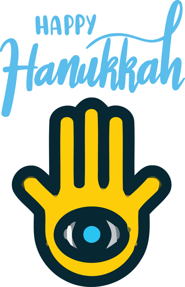 Transparent Hanukkah Yellow Smiley Meter for Happy Hanukkah for Hanukkah