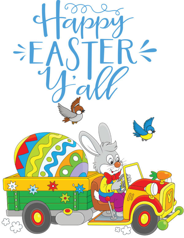 Transparent Easter Easter Bunny Car Egg decorating for Easter Day for Easter