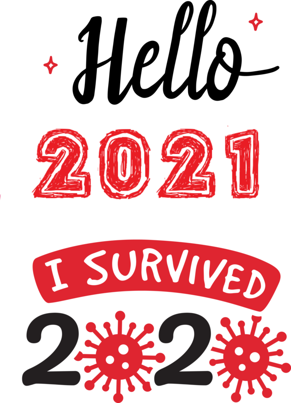 Transparent New Year Logo Design Meter for Welcome 2021 for New Year