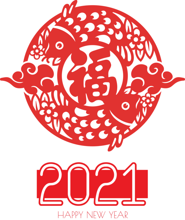 Transparent New Year Free Design for Chinese New Year for New Year