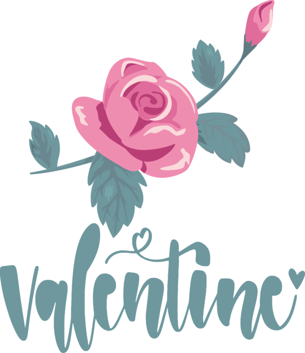 Transparent Valentine's Day Floral design Flower Design for Valentines for Valentines Day
