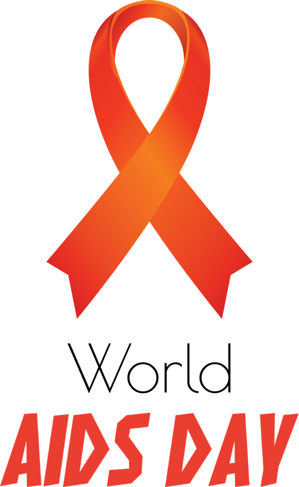 Transparent World Aids Day Logo Symbol Sign for Aids Day for World Aids Day