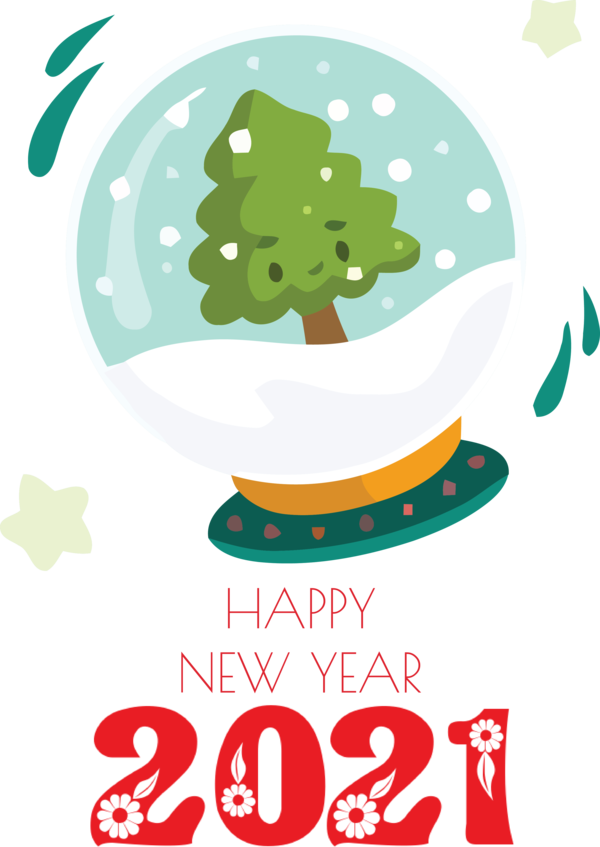 Transparent New Year Drawing Logo for Happy New Year 2021 for New Year