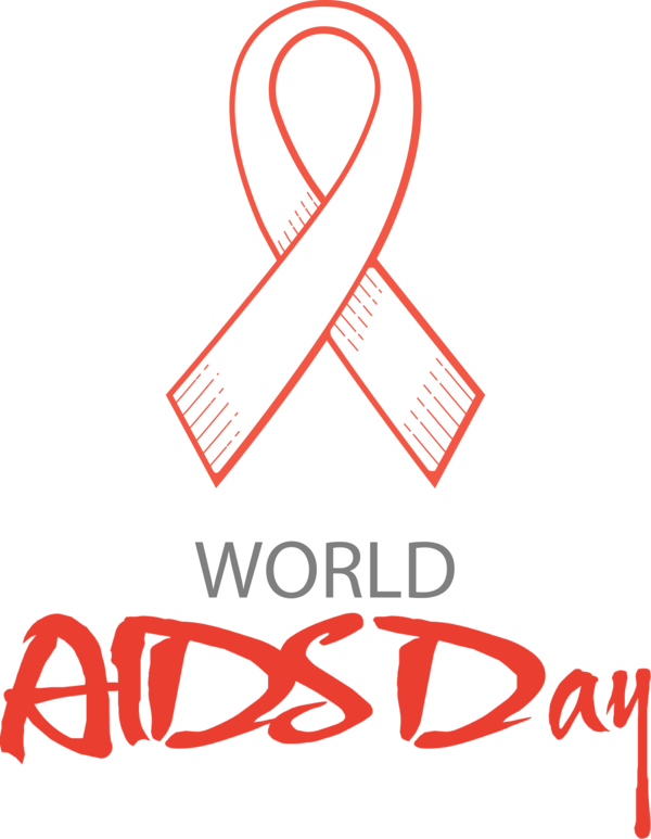 Transparent World Aids Day Logo Red Meter for Aids Day for World Aids Day