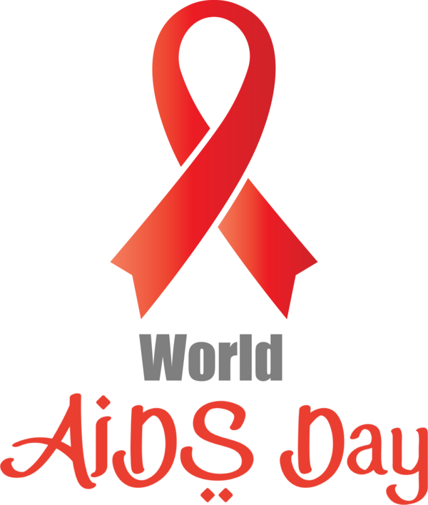 Transparent World Aids Day Logo Meter Line for Aids Day for World Aids Day