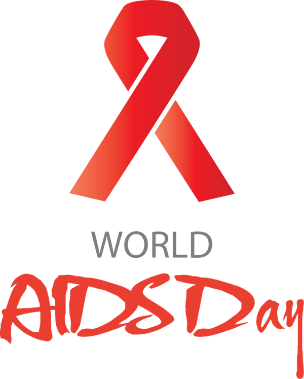 Transparent World Aids Day Logo Dentistry Clinic for Aids Day for World Aids Day