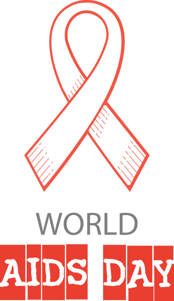 Transparent World Aids Day Logo Font Ant for Aids Day for World Aids Day