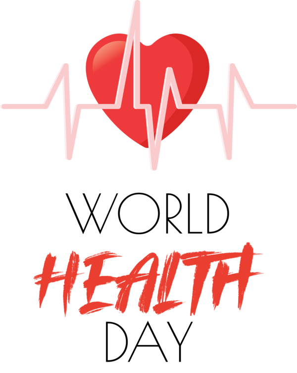 Transparent World Health Day Logo Design Valentine's Day for Health Day for World Health Day