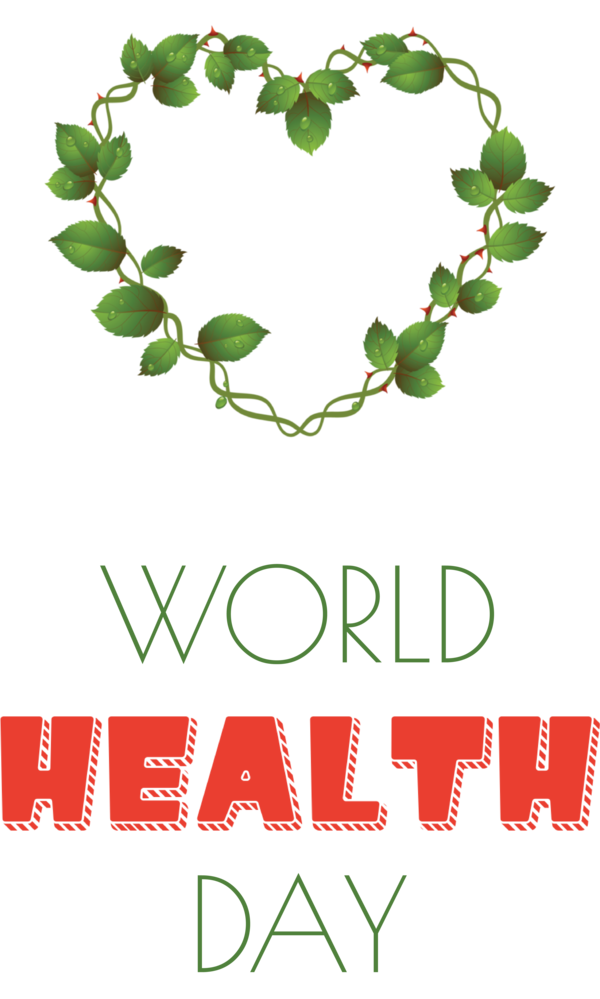 Transparent World Health Day Design GIF Green for Health Day for World Health Day