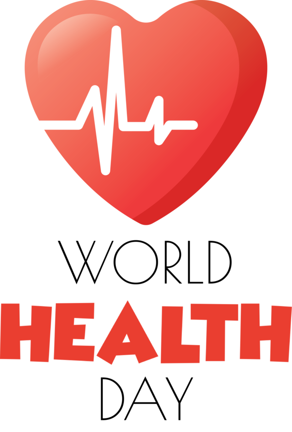Transparent World Health Day Logo Line Meter for Health Day for World Health Day
