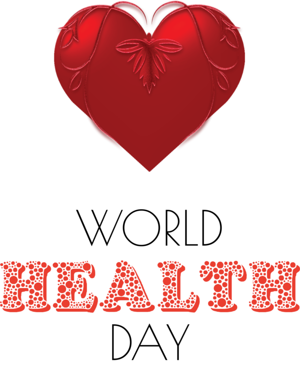 Transparent World Health Day Valentine's Day Font Line for Health Day for World Health Day