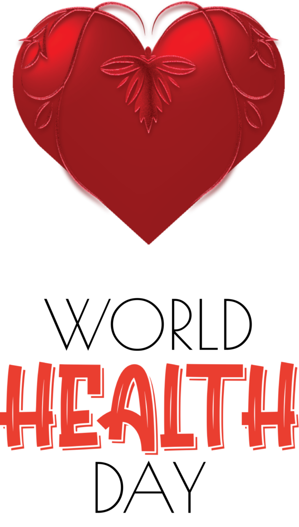 Transparent World Health Day Valentine's Day M-095 for Health Day for World Health Day