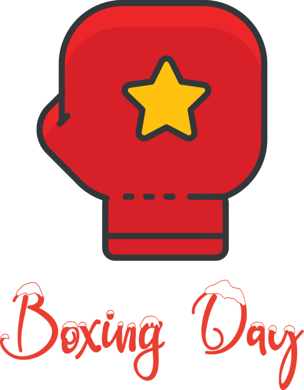 Transparent Boxing Day Logo Meter Line for Happy Boxing Day for Boxing Day