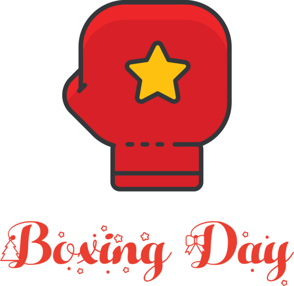 Transparent Boxing Day Logo Meter Line for Happy Boxing Day for Boxing Day