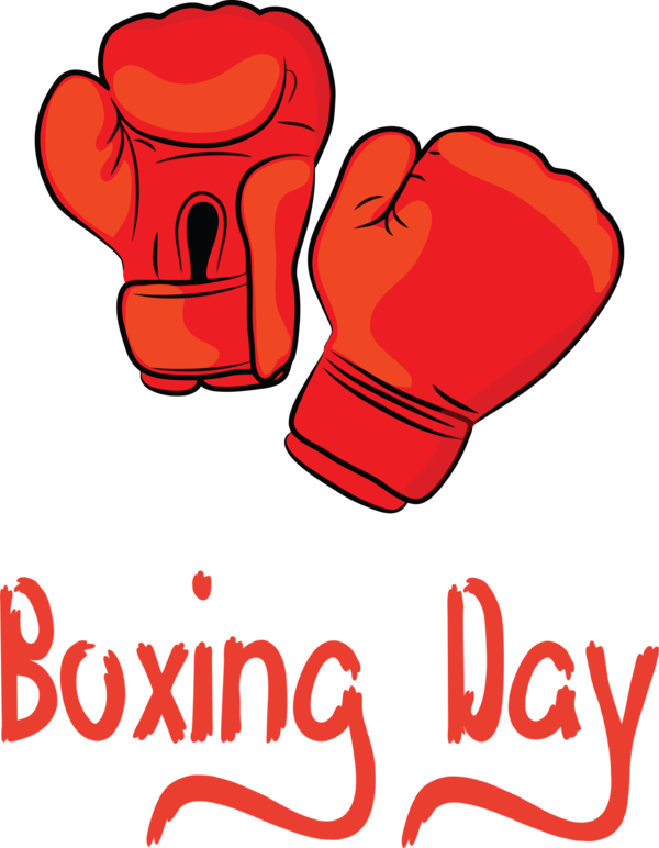 Transparent Boxing Day Line art Design Visual arts for Happy Boxing Day for Boxing Day
