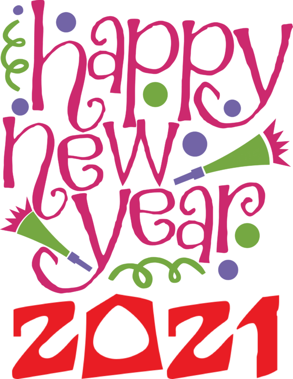 Transparent New Year New Year Watercolor painting Design for Happy New Year 2021 for New Year