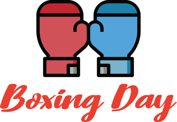 Transparent Boxing Day Boxing glove  Boxing for Happy Boxing Day for Boxing Day