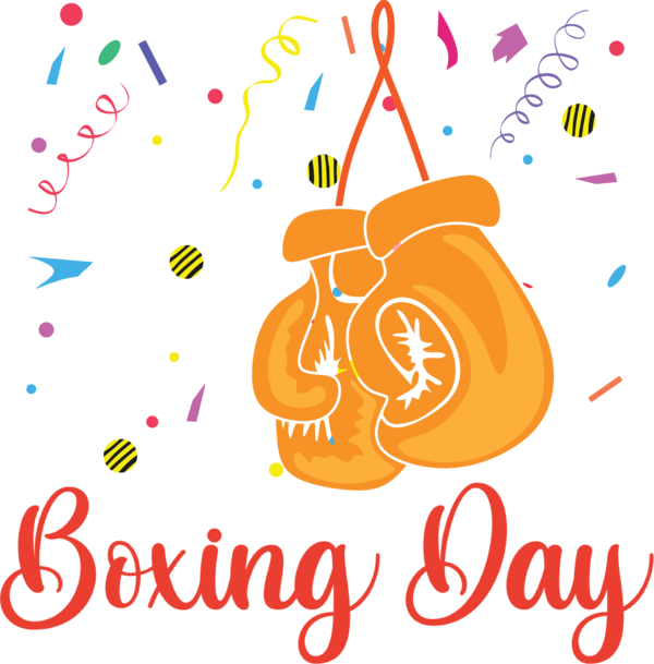 Transparent Boxing Day Cartoon Line Meter for Happy Boxing Day for Boxing Day