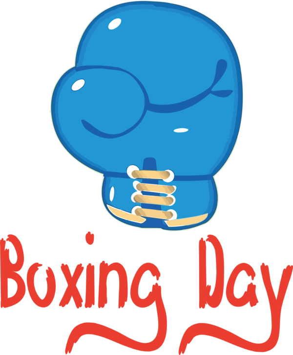 Transparent Boxing Day Logo Cartoon Meter for Happy Boxing Day for Boxing Day