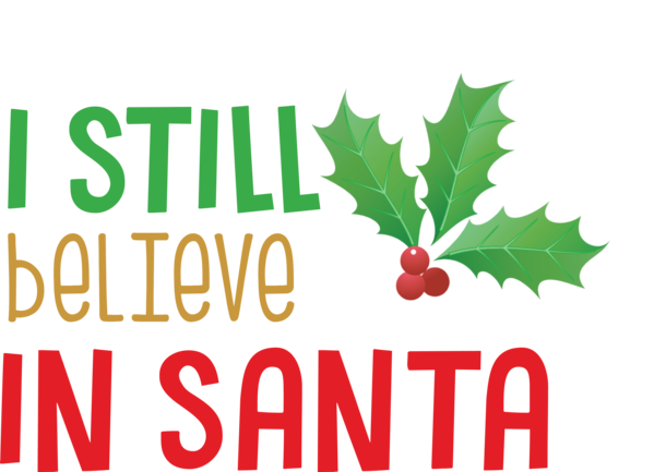 Transparent christmas Logo Leaf Superfood for Santa for Christmas