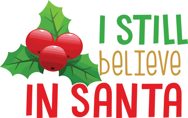 Transparent christmas Natural food Logo Local food for Santa for Christmas