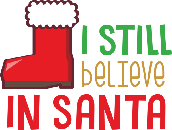 Transparent christmas Logo Design Line for Santa for Christmas
