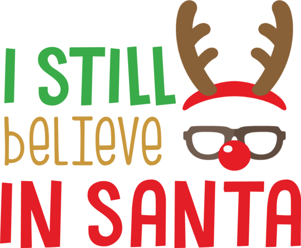 Transparent christmas Reindeer Logo Santa Claus for Santa for Christmas